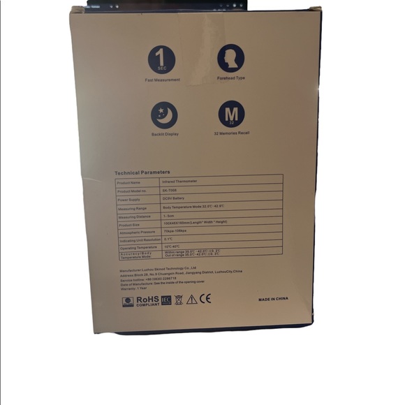 NIB! CLOC Infrared thermometer SKU: P-Thermo - Picture 2 of 4